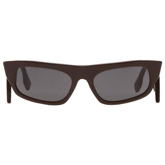 New Authentic Burberry Palmer Dark Grey Irregular Ladies Sunglasses BE4385 40378 - Picture 1 of 6
